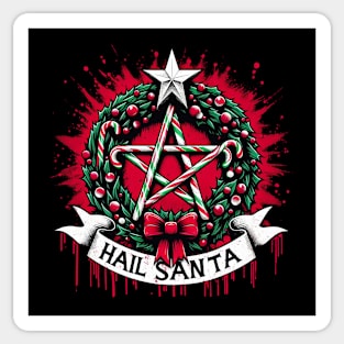 Hail Santa! Sticker